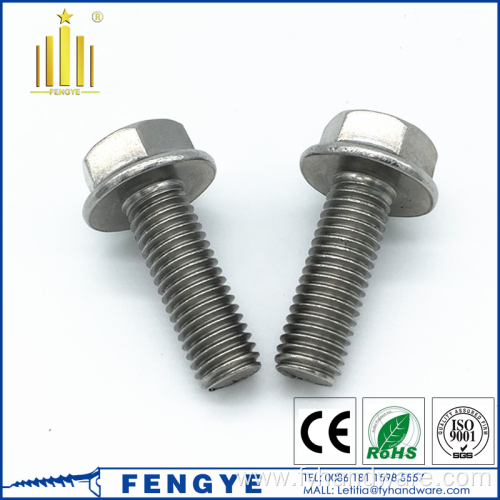 M24 stainless steel hex flange bolt for sale